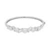 Simply Vera Vera Wang Sterling Silver Freshwater Cultured Pearl & Lab-Created White Sapphire Bangle Bracelet