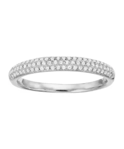 Simply Vera Vera Wang 14k White Gold 1/4 Carat T.W. Diamond Wedding Ring