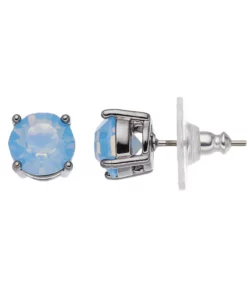 Simply Vera Vera Wang Blue Simulated Crystal Stud Earrings