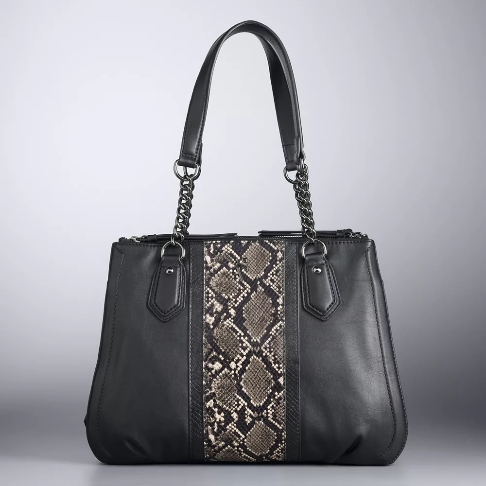 Simply Vera Vera Wang Bedford Satchel Bag - Image 5