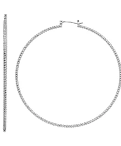 Simply Vera Vera Wang Corkscrew Texture Nickel Free Hoop Earrings