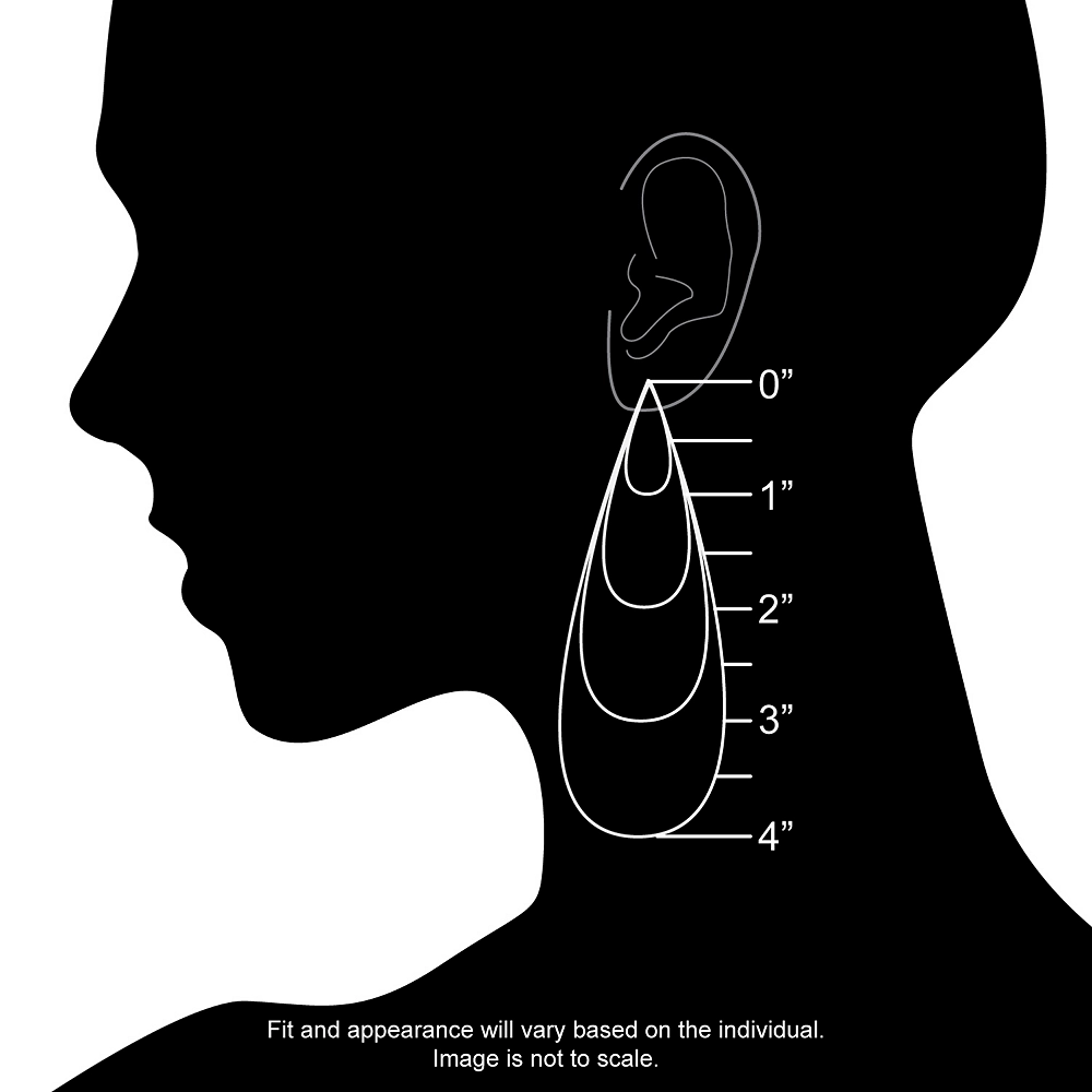 Simply Vera Vera Wang Lace Nickel Free Drop Earrings - Image 2