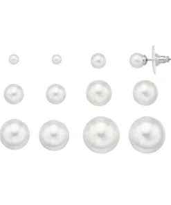 Simply Vera Vera Wang Simulated Pearl Stud Earring Set