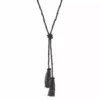 Simply Vera Vera Wang Dual Tassel Seed Bead Knotted Lariat Necklace
