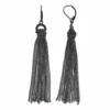 Simply Vera Vera Wang Black Tassel Drop Earrings
