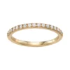 Simply Vera Vera Wang 14k Gold 1/4 Carat T.W. Diamond Wedding Band