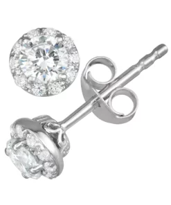 Simply Vera Vera Wang 14k White Gold 1/2 Carat T.W. Diamond Stud Earrings