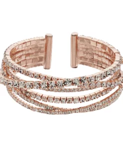 Simply Vera Vera Wang Rhinestone Chain Bangle