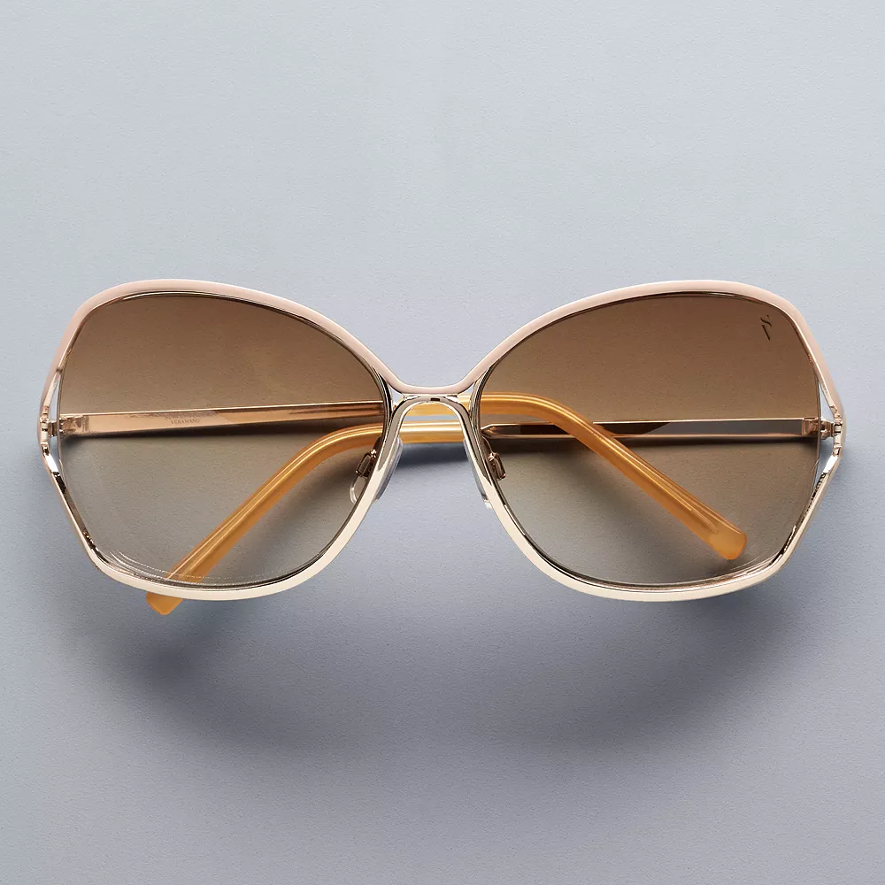 Women's Simply Vera Vera Wang Just Married Square Sunglasses - Image 3