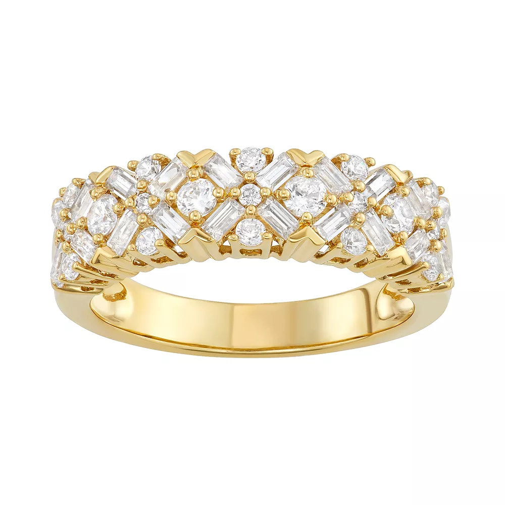 Simply Vera Vera Wang 3/4 Carat T.W. Diamond Baguette Ring