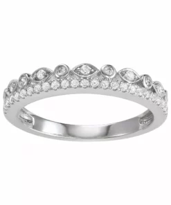 Simply Vera Vera Wang 14k White Gold 1/4 Carat T.W. Diamond Ring