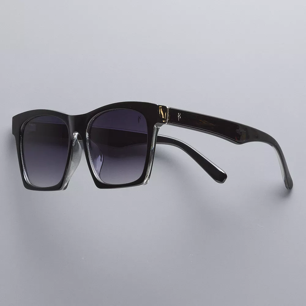 Simply Vera Vera Wang Carlina 56mm Oversized Square Sunglasses