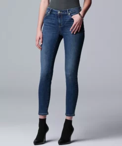 Petite Simply Vera Vera Wang Power Stretch Core Skinny Jeans