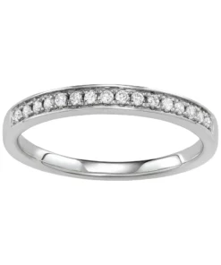 Simply Vera Vera Wang 14k Gold 1/6 Carat T.W. Diamond Wedding Band