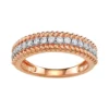 Simply Vera Vera Wang 14k Rose Gold 1/3 Carat T.W. Diamond Wedding Ring