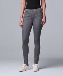 Simply Vera Vera Wang Mid Rise All-Day Denim Legging