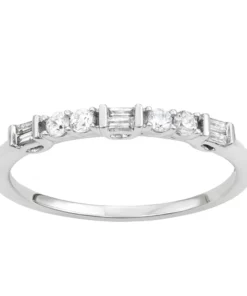 Simply Vera Vera Wang 14k White Gold 1/5 Carat T.W. Diamond Wedding Band