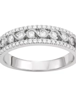 Simply Vera Vera Wang 14k White Gold 1/3 Carat T.W. Diamond Ring