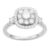 Simply Vera Vera Wang 14k White Gold 1 Carat T.W. Diamond Engagement Ring