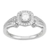 Simply Vera Vera Wang 14k White Gold 1/2 Carat T.W. Diamond Engagement Ring