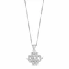Simply Vera Vera Wang Sterling Silver 1/3 Carat T.W. Diamond Geometric Pendant Necklace