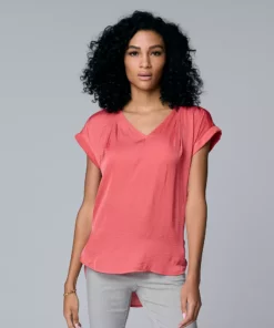 Women's Simply Vera Vera Wang V-Neck Top
