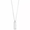 Simply Vera Vera Wang Sterling Silver Diamond Accent Bar Tag Pendant