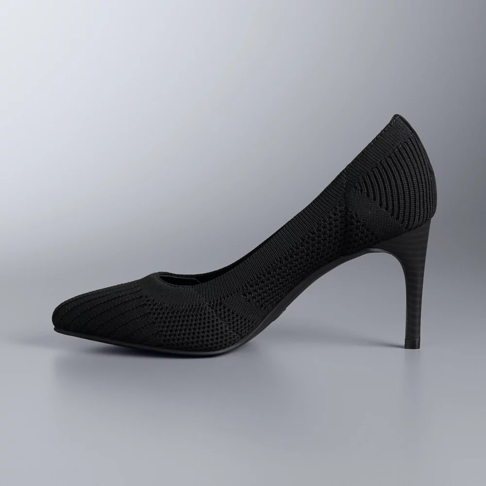 Simply Vera Vera Wang Stevie Knit Women's Pumps - Image 3