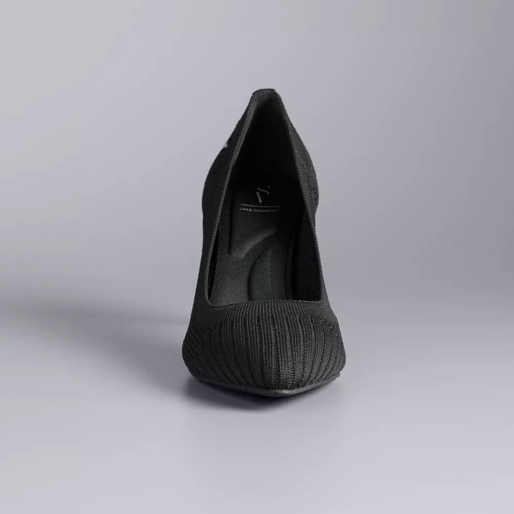 Simply Vera Vera Wang Stevie Knit Women's Pumps - Image 4