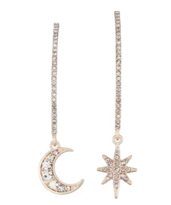 Simply Vera Vera Wang Rose Gold Tone Mismatch Threader Earrings