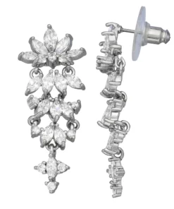 Simply Vera Vera Wang Cubic Zirconia Cluster Drop Earrings