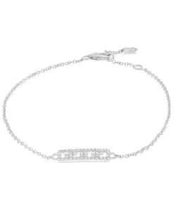 Ava Blue 14k White Gold 1/4 Carat T.W. Diamond Art Deco Bracelet