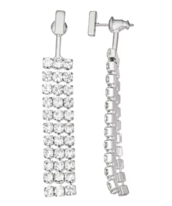 Simply Vera Vera Wang Simulated Crystal Front-Back Waterfall Drop Earrings