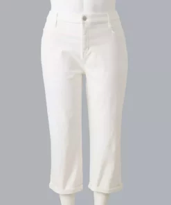 Plus Size Simply Vera Vera Wang Relaxed Boyfriend Crop Jeans