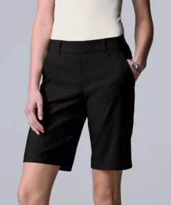 Women's Simply Vera Vera Wang City Pull-On Shorts