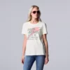 Women's Simply Vera Vera Wang David Bowie Graphic Tee