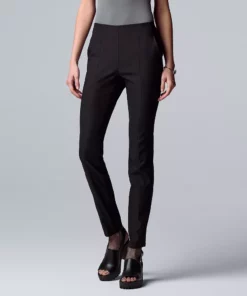 Petite Simply Vera Vera Wang Simply Modern Side-Stripe Skinny Pants