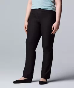 Petite Simply Vera Vera Wang Simply Modern Bootcut Pants