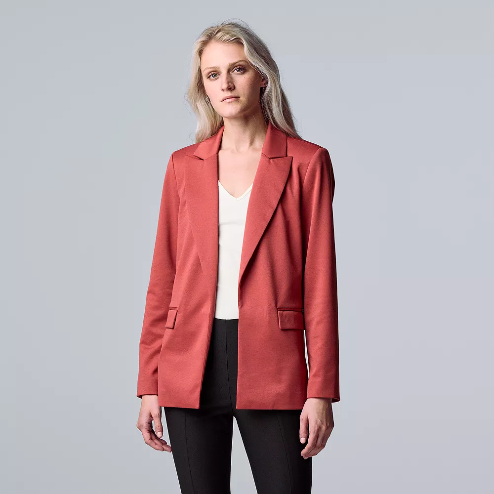 Women's Simply Vera Vera Wang Ponte Blazer - Image 2