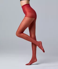 Women's Simply Vera Vera Wang Pin Dot Sheer 30D Tights