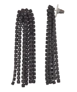 Simply Vera Vera Wang Black Waterfall Chandelier Earrings