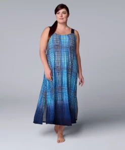 Plus Size Simply Vera Vera Wang Maxi Chemise