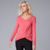 Women's Simply Vera Vera Wang Twist-Front Top