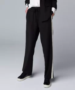 Women's Simply Vera Vera Wang Wide-Leg Trouser Pants
