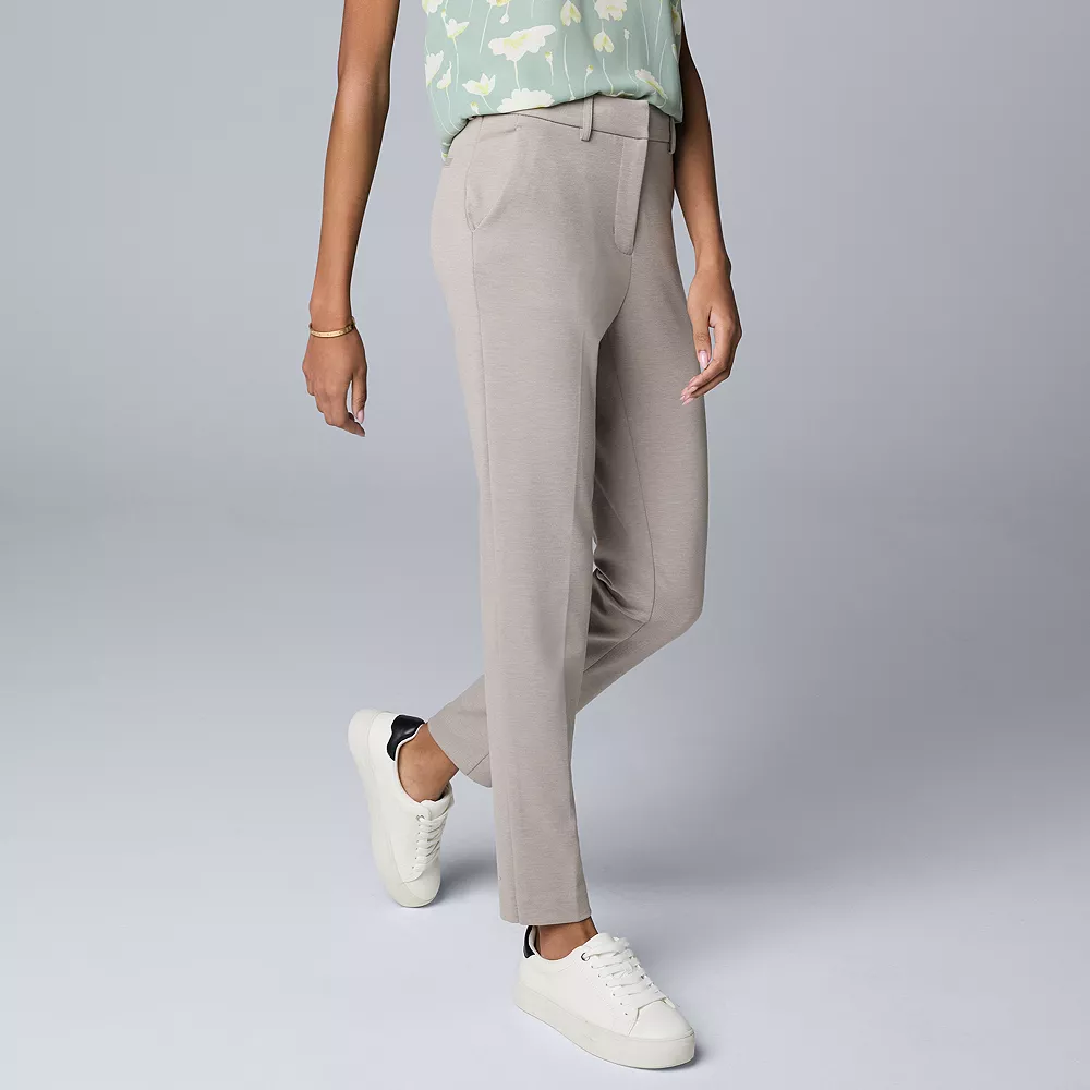 Women's Simply Vera Vera Wang High-Waist Skinny Ankle Pants - Image 5