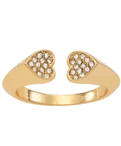 Simply Vera Vera Wang Gold-Tone Heart Ring