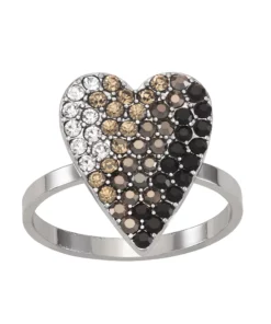 Simply Vera Vera Wang Pave Heart Ring
