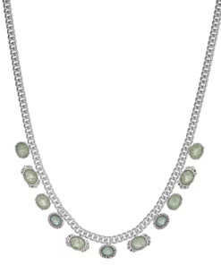 Simply Vera Vera Wang Green Stone 17-in. Necklace