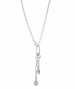 Simply Vera Vera Wang Silver Tone Starburst Pendant Necklace