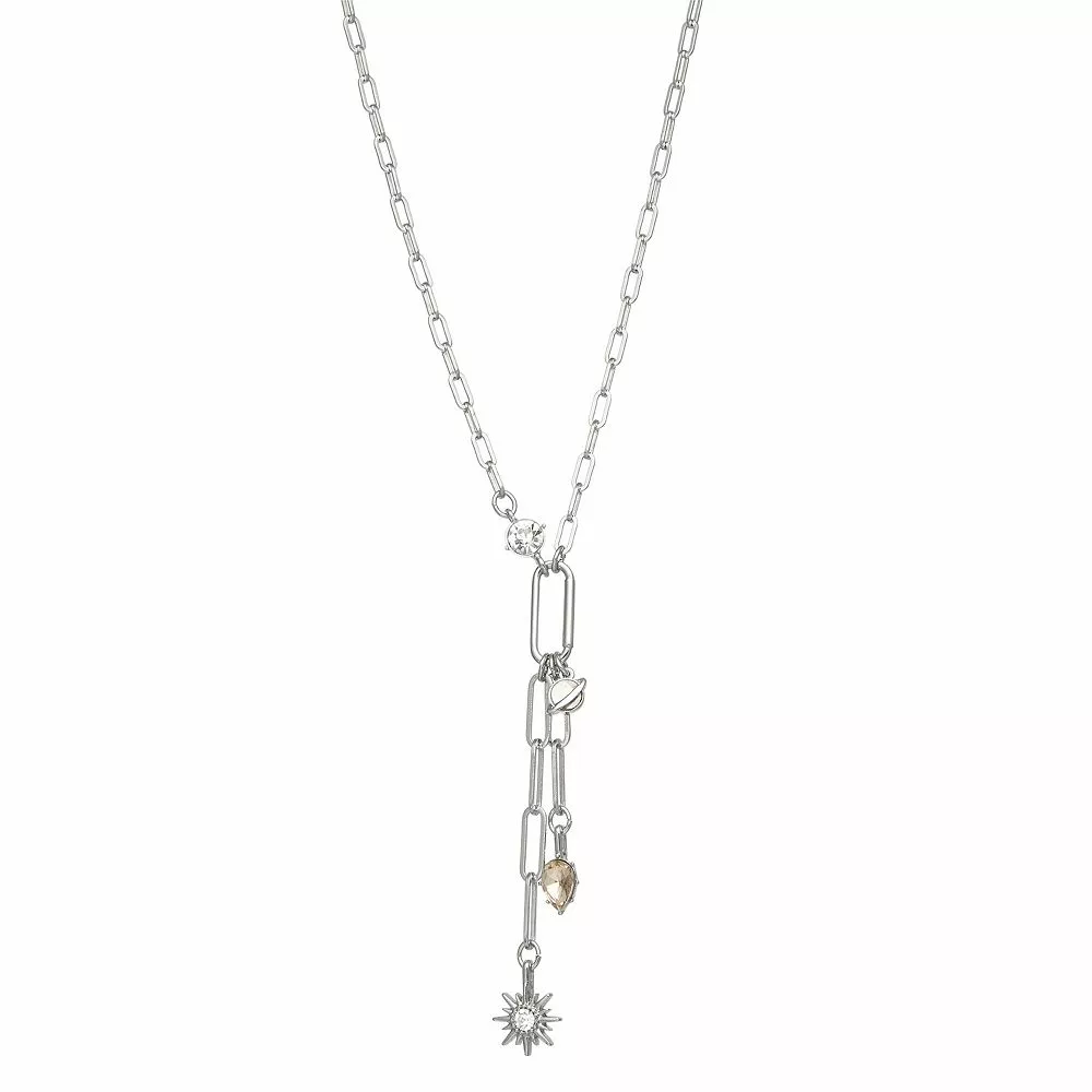 Simply Vera Vera Wang Silver Tone Starburst Pendant Necklace